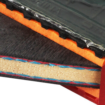 红双喜狂飙八星乒乓球拍横拍比赛成品单拍芳碳5+2AC 7层攻防H8002含球