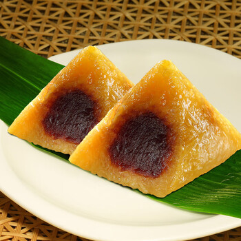 广州酒家利口福枧水豆沙粽200g甜粽素粽广式裹蒸粽广东端午节粽子 2袋