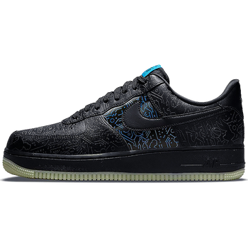 耐克nikeairforce1空军一号黑色夜光电竞系列男子低帮休闲运动板鞋dh