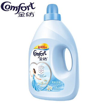 金纺柔顺剂 清新柔顺(3KG+400G)*3瓶 柔软舒适 护形护色