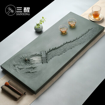 天罗绿小桥流水 单茶盘120*50*3cm