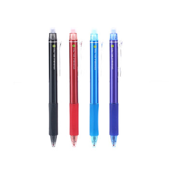 晨光（M&G）热可擦中性笔经典按动子弹头水笔0.5mm学生用中性笔签字笔红色AKPH3201C 6支装