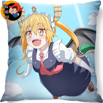 小林家的龙女仆抱枕康娜二次元动漫靠垫可爱午睡枕头周边礼物可定制