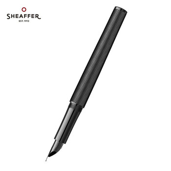 sheaffer钢笔   Intensity系列 学生礼品生日商务办公学生签字笔礼盒 哑光黑 F尖