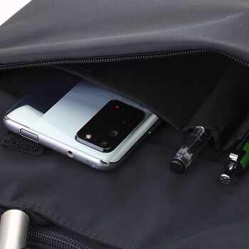 乐上（LEXON）手提包男15.6英寸笔记本包电脑包公事包时尚休闲公文包蓝黑色