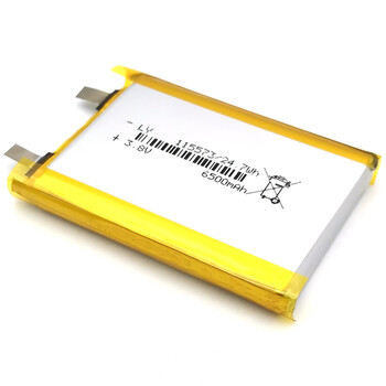 3.8v锂电池聚合物大容量115573可充电通用手机内置电芯6500mah 裸电池