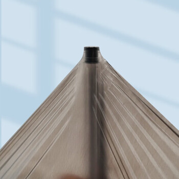 汇百利背心垃圾袋黑色46cm*63cm*200只单面0.8丝加厚家用厨房塑料袋盒装