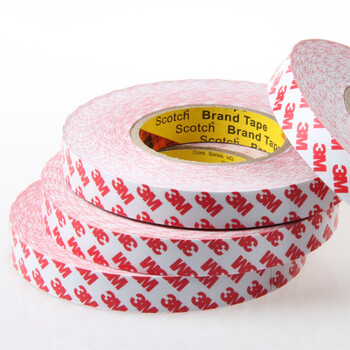 3M双面胶贴春联对联婚房装饰无纺布半透明棉贴春联耐高温55236双面胶带10mm长50m厚0.12mm