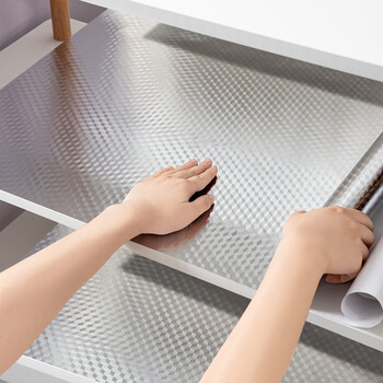 睦歌厨房防油贴纸防水防潮铝箔纸加厚防火耐高温灶台橱柜油烟自粘墙贴