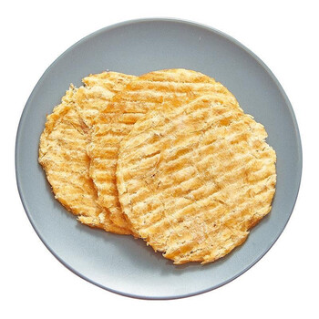 炭烤鳕鱼片鳕鱼饼即食鳕鱼圆饼海鲜鱼片鱼干休闲追剧小零食鳕鱼饼70g