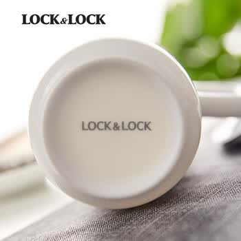 乐扣乐扣（LOCK&LOCK）荣耀杯通透茶杯办公室水杯陶瓷无盖喝水杯男士商务水杯 YSH110004