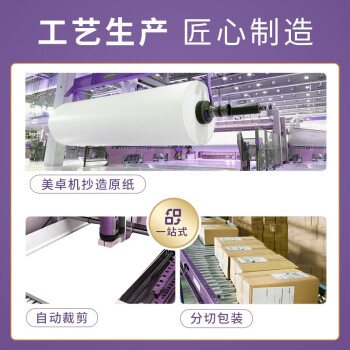晨光（M&G）紫晨光 A4 80g 加厚双面打印纸 热销款复印纸 500张/包 单包装 APYVQ26L