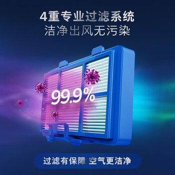 飞利浦（PHILIPS）家用吸尘器卧式手持大功率强力除螨吸毛吸灰吸尘器FC9351