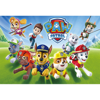 汪汪队立大功木质拼图儿童3岁威力狗系列玩具6以上成年高难度酒红色