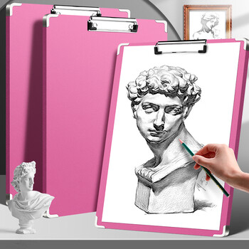 8K速写加厚画板夹美术生专用素描工具画袋8开写生初学者儿童家用户外画板画夹板便携  1个【8K/黑色】