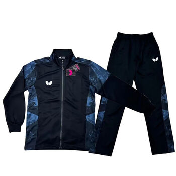 butterfly乒乓球服长袖套装男士蝴蝶外套运动服长裤春秋季新款乒乓球