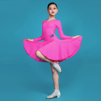 陇聚福高级拉丁舞服演出服皇朝拉丁舞服装女儿童拉丁舞裙练功服女童