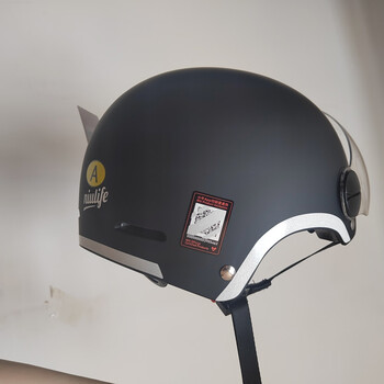 小牛小牛原厂电动车摩托车头盔轻便透气3c认证男女四季通用半盔 小牛