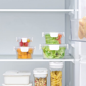 无印良品（MUJI）共聚酯保存容器 圆形 储物罐饭盒食物存储 S 直径90*高49mm 115ml