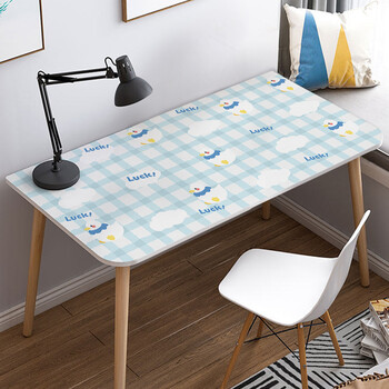 五十夜书桌垫子学习桌垫学生皮革桌布防水防油防烫免洗卡通可爱课桌