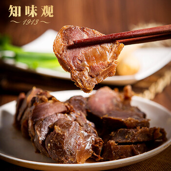 知味观五香牛腱180g中华老字号杭州特产名菜卤味熟食牛肉休闲零食真空