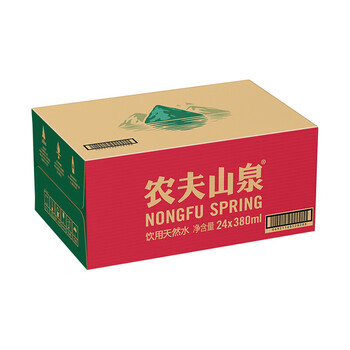 农夫山泉 饮用水 饮用天然水380ml*24瓶 整箱装 农夫山泉 饮用水 饮用天然水380ml*24瓶 整箱装