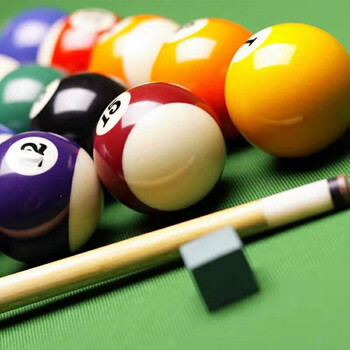 新动力台球子美式球大号球16彩水晶台球桌球配件57.2mm台球用品XD-9501