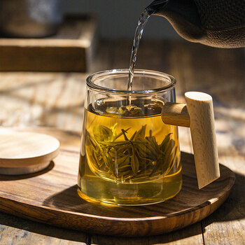 CLITON玻璃杯泡茶杯加厚耐热带过滤茶水分离水杯家用办公红绿茶杯茶道杯 CLITON玻璃杯泡茶杯加厚耐热带过滤茶水分离水杯家用办公红绿茶杯茶道杯