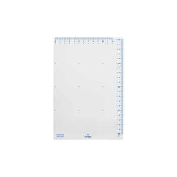 国誉(KOKUYO)学生办公用带尺刻度垫板Campus可夹纸垫板 A5透明 1个 WSG-SJC221T