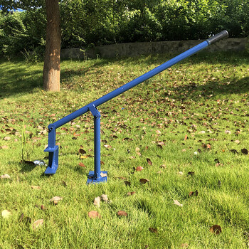 香蕉竹子拔杆神器杠杆拔起水泥柱钢管木桩工具起拔竿工具 蓝色(拔杆