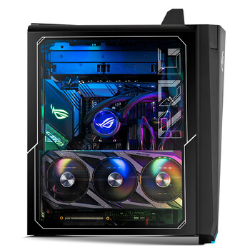 ROG玩家国度光魔G35电竞游戏台式机电脑主机(AMD R9-5950X 64G 2TBSSD RTX3090 24G独显)曲面显示器