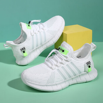 安錔儿童鞋椰子鞋男童2023新款透气网布飞织运动鞋轻便男孩休闲跑步鞋