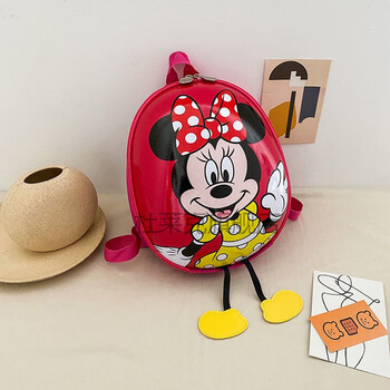 园书包卡通可爱儿童背包大中小班男女宝宝定制 红色老鼠妮【大号】 单