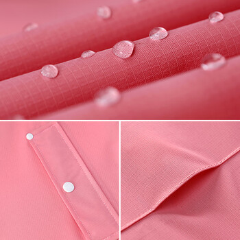 琴飞曼雨衣骑手专用雨衣电动车雨衣全身防暴雨套装骑行男女款雨衣樱花粉2XL