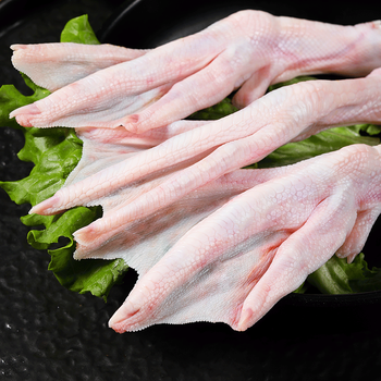 国产新鲜带骨鸭爪子鸭脚鸭掌生冷冻生鲜泡椒鸭爪整箱【图片 价格 品牌