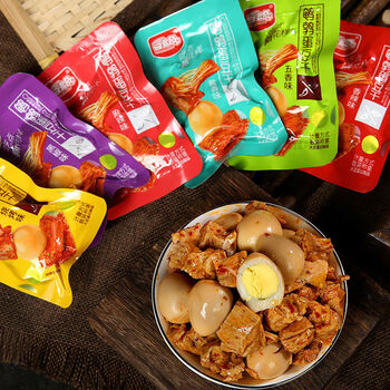 豆多奇鹌鹑蛋豆干豆腐干手撕素肉宿舍零食独立包装休闲食品苏伯45袋