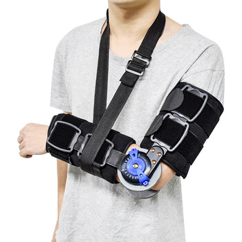 骨折夹板前臂康复支架护具手臂矫正器护腕可调肘关节支具肩带款均码