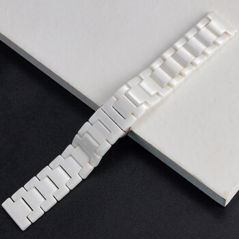 三珠陶瓷表带-白色 38mm适用iwatch1/2/3代