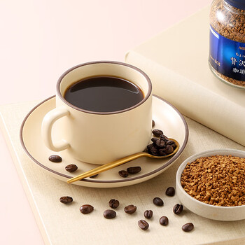 AGF蓝白罐冻干黑咖啡80g现代摩登风味 日本原装进口