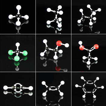 【全网低价】冠军之星初高中化学有机分子结构模型球棍比例模型晶体演示用实验器材学生老师两用教具套装金刚石石墨碳60模型