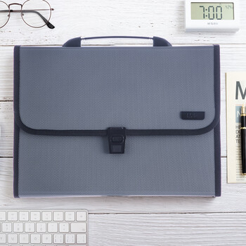 晨光(M&G)AWT90959 A4办公手提风琴包资料包文件包12格 灰色 晨光(M&G)AWT90959 A4办公手提风琴包资料包文件包12格 灰色