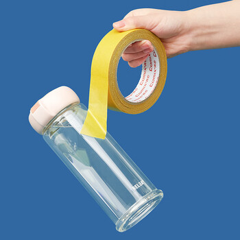 齐心（COMIX）（Comix）强力双面布基胶带40mm*10米*280μm单卷装 高粘度地毯墙面固定撕下无痕 BJ4010黄色