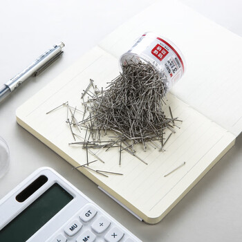 晨光（M&G）3#镀镍大头针服装裁剪定位针办公固定针100g/筒ABS92601 1筒