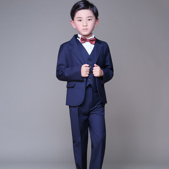 儿童西服套装男儿童西装套装男童花童礼服韩版中大童男孩小西服外套