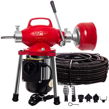 大力神GQ-80马桶疏通神器家用管道疏通器下水道疏通工具厨房地漏通厕所