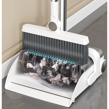 洁仕宝扫把簸箕套装家用2024新款扫地笤帚套装扫帚垃圾桶三件套自动组合