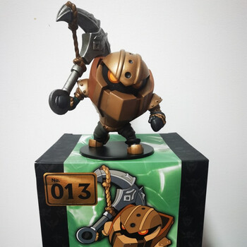 q版英雄联盟手办lol公仔德莱文艾克光辉男枪诺手车载收藏摆件礼物泰坦