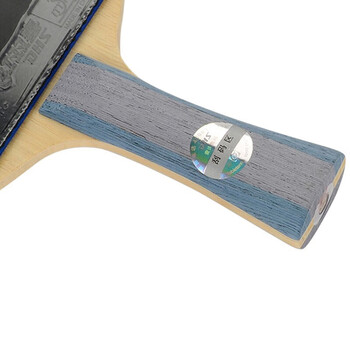 红双喜（DHS）乒乓球拍六星横拍H6002进攻型双面反胶单拍附拍套