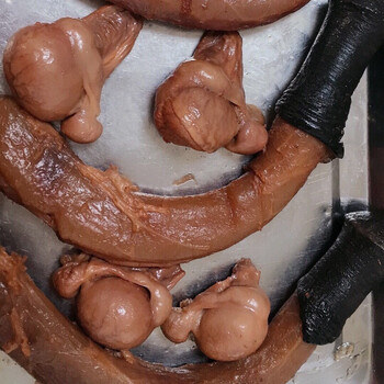 河间驴肉驴鞭熟食驴蛋即食驴三件全套驴鞭男用熟食大只 全套带皮驴鞭7