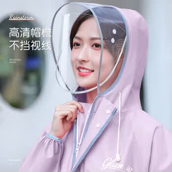 备美雨衣女款长款全身防暴雨电动电瓶车专用单人一体成人加厚外穿雨披